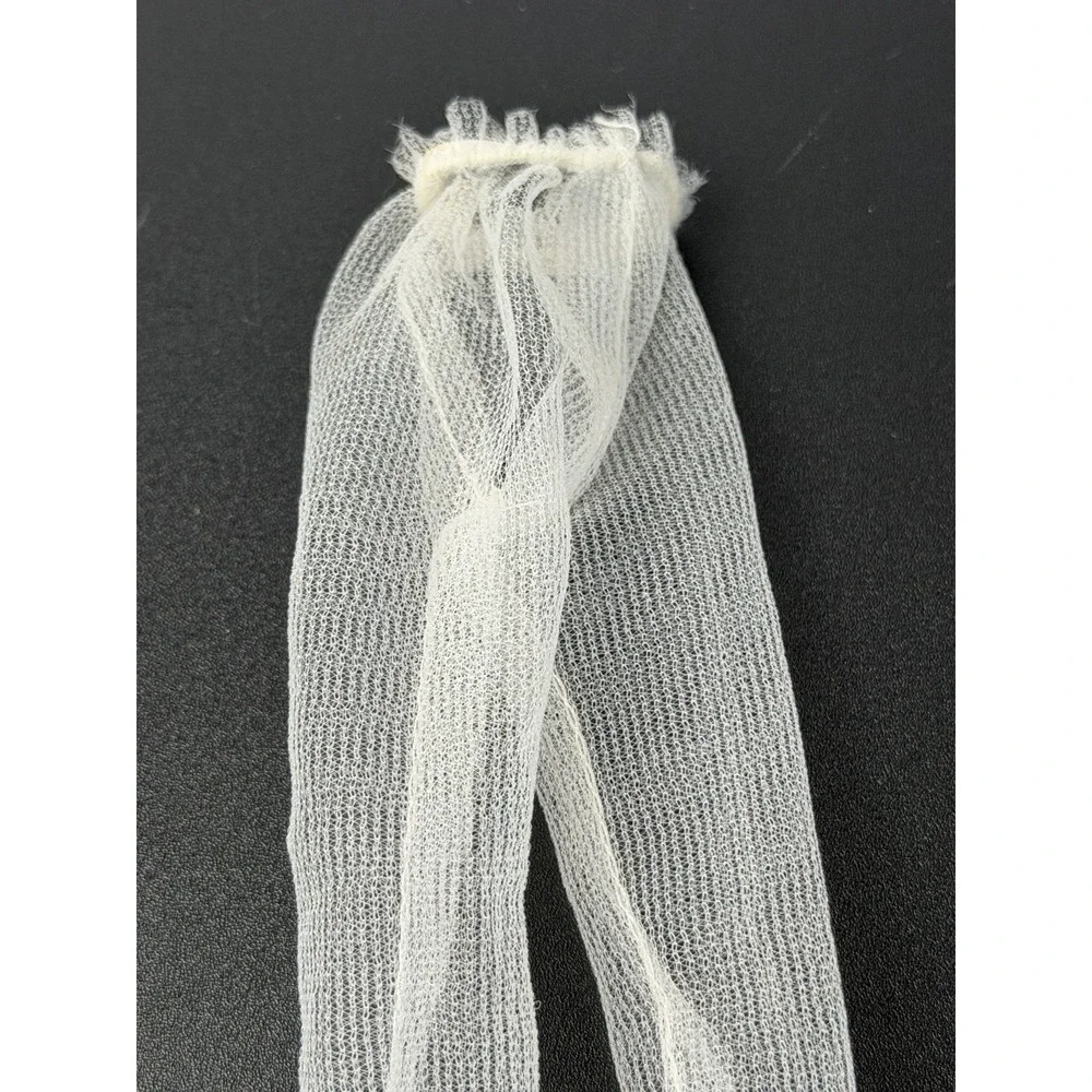 Barbie Doll Sheer White Stockings Hosiery vintage tights wedding bride